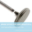 Brazo extensor ducha bronce cepillado acero inox 12pulg