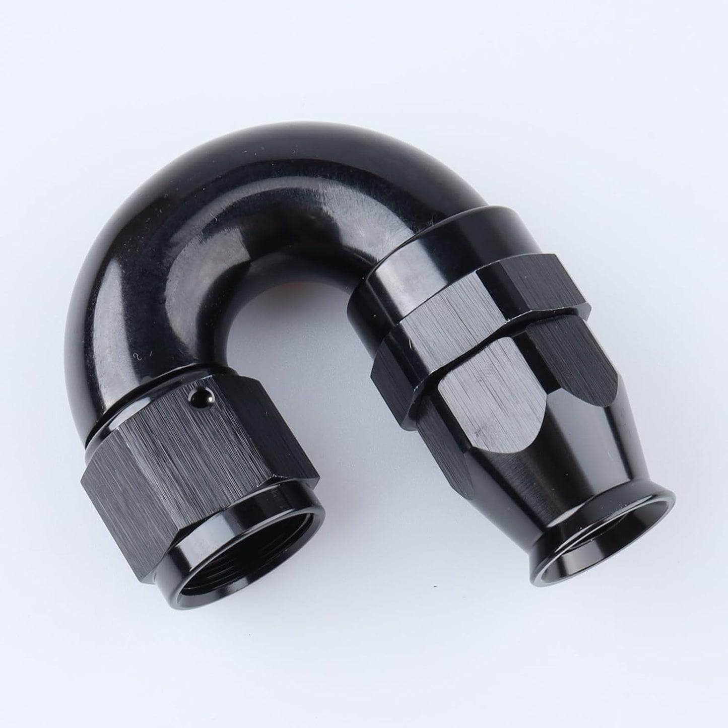 Conector manguera PTFE flujo completo AN8