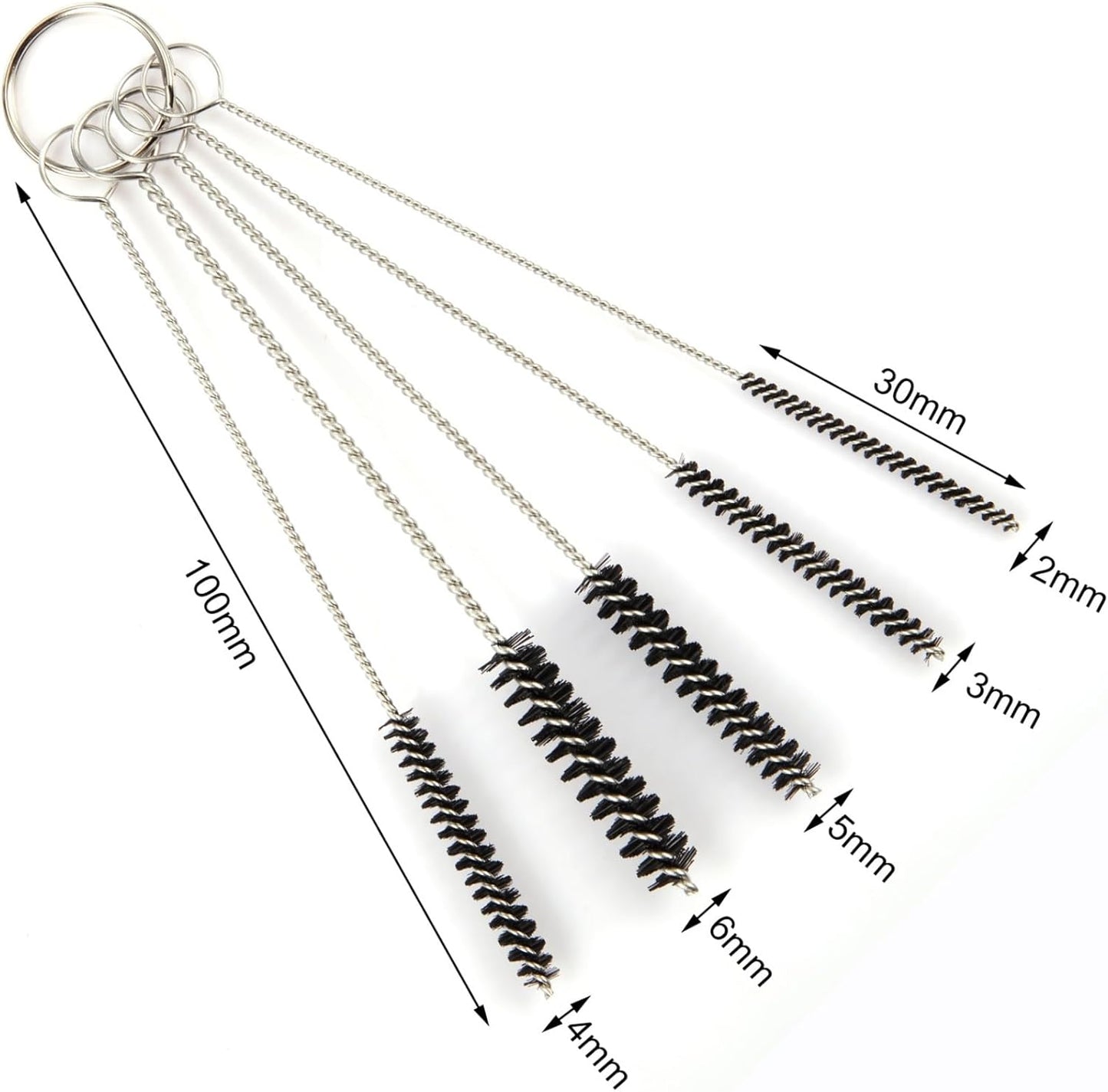 Set 18 herramientas limpieza carburador acero inox
