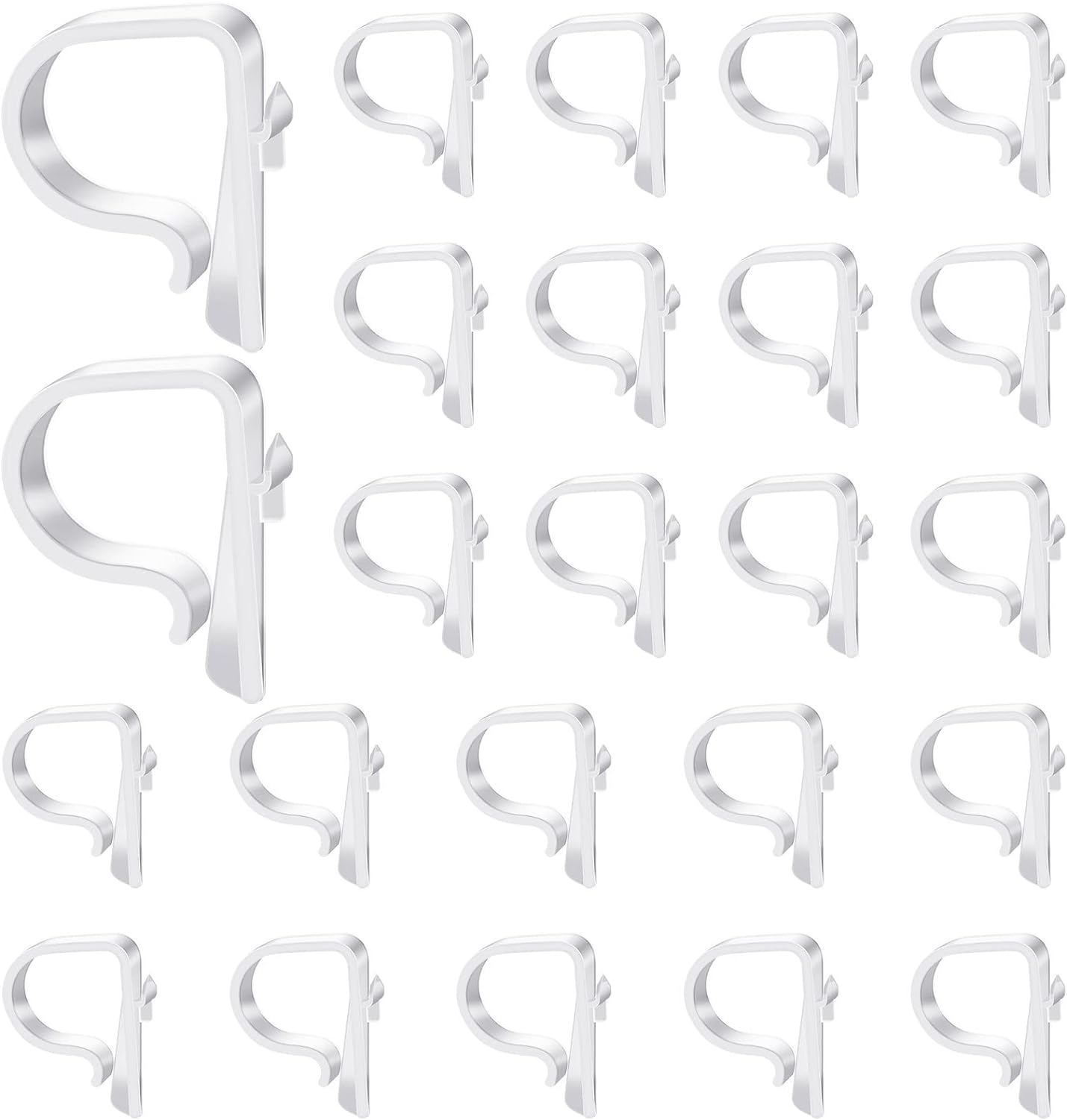 36 Clips Iglesia con Gancho Plástico Resistente Decoración