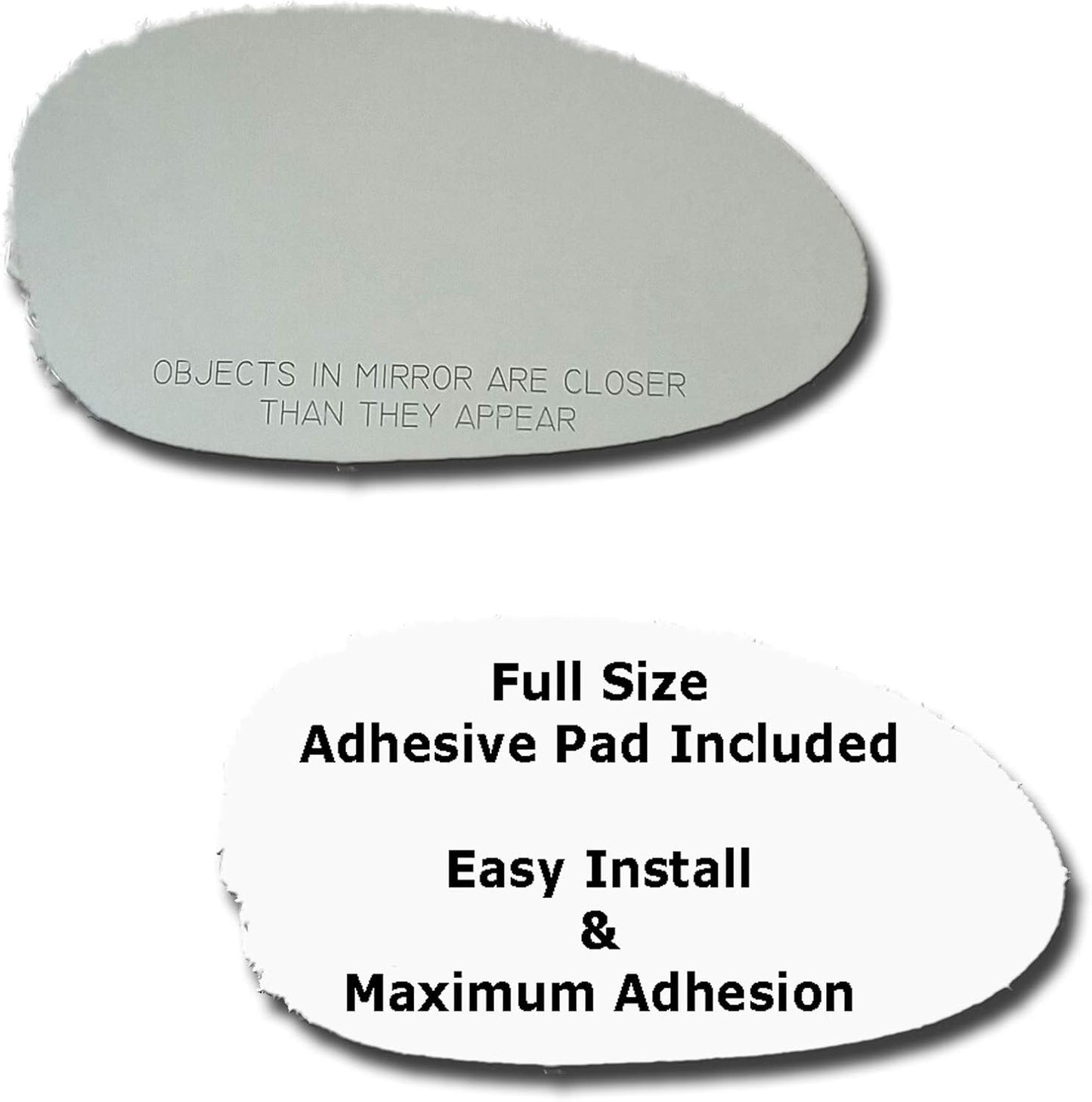 Cristal espejo adhesivo completo para BMW Z4 03-08 pasajero