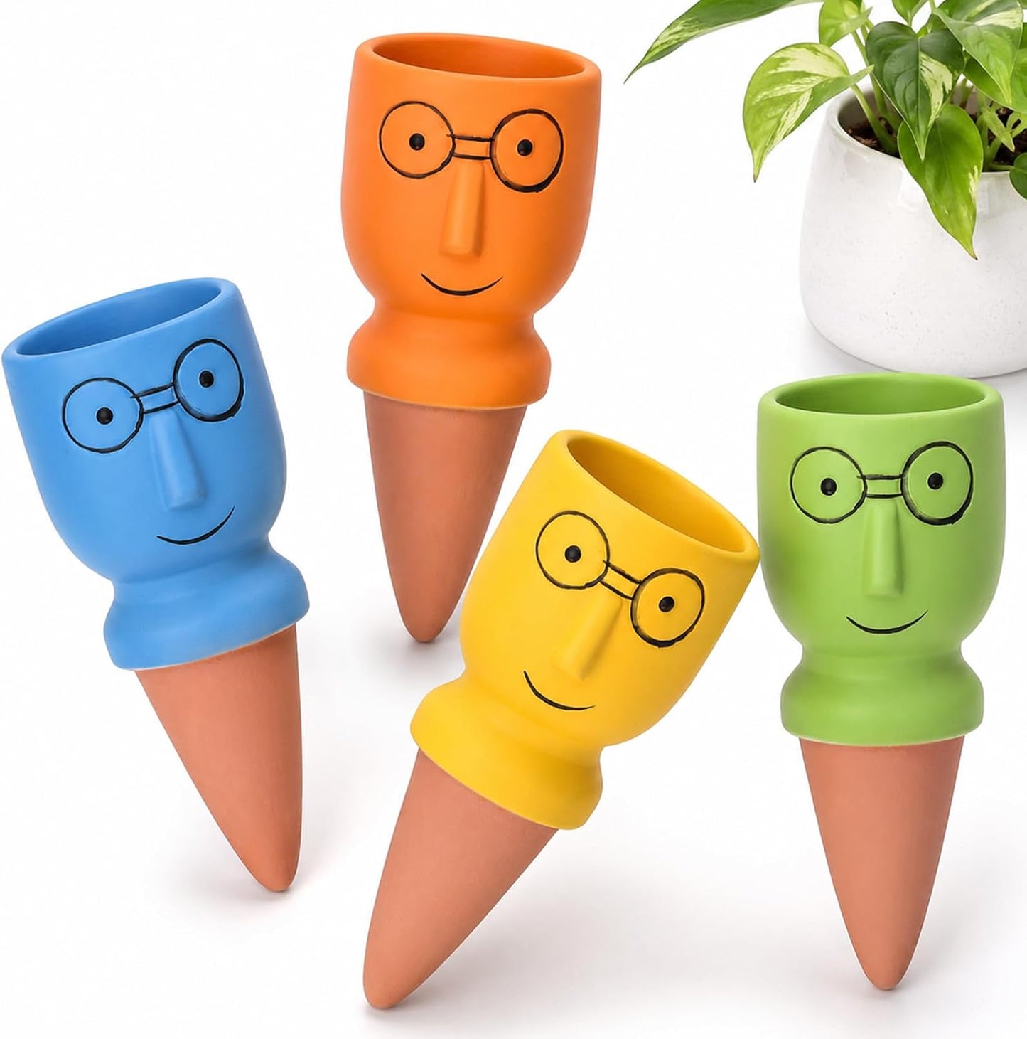 Picos riego automático terracota set 4 para plantas