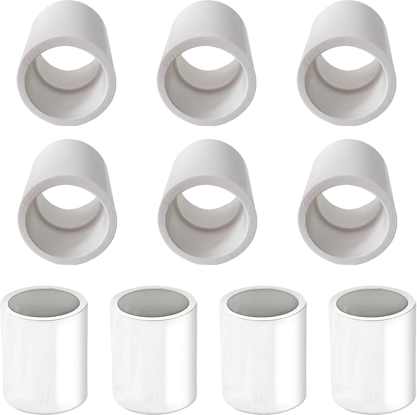 10 Conectores PVC Sch40 3/4pulg enchufe x zócalo