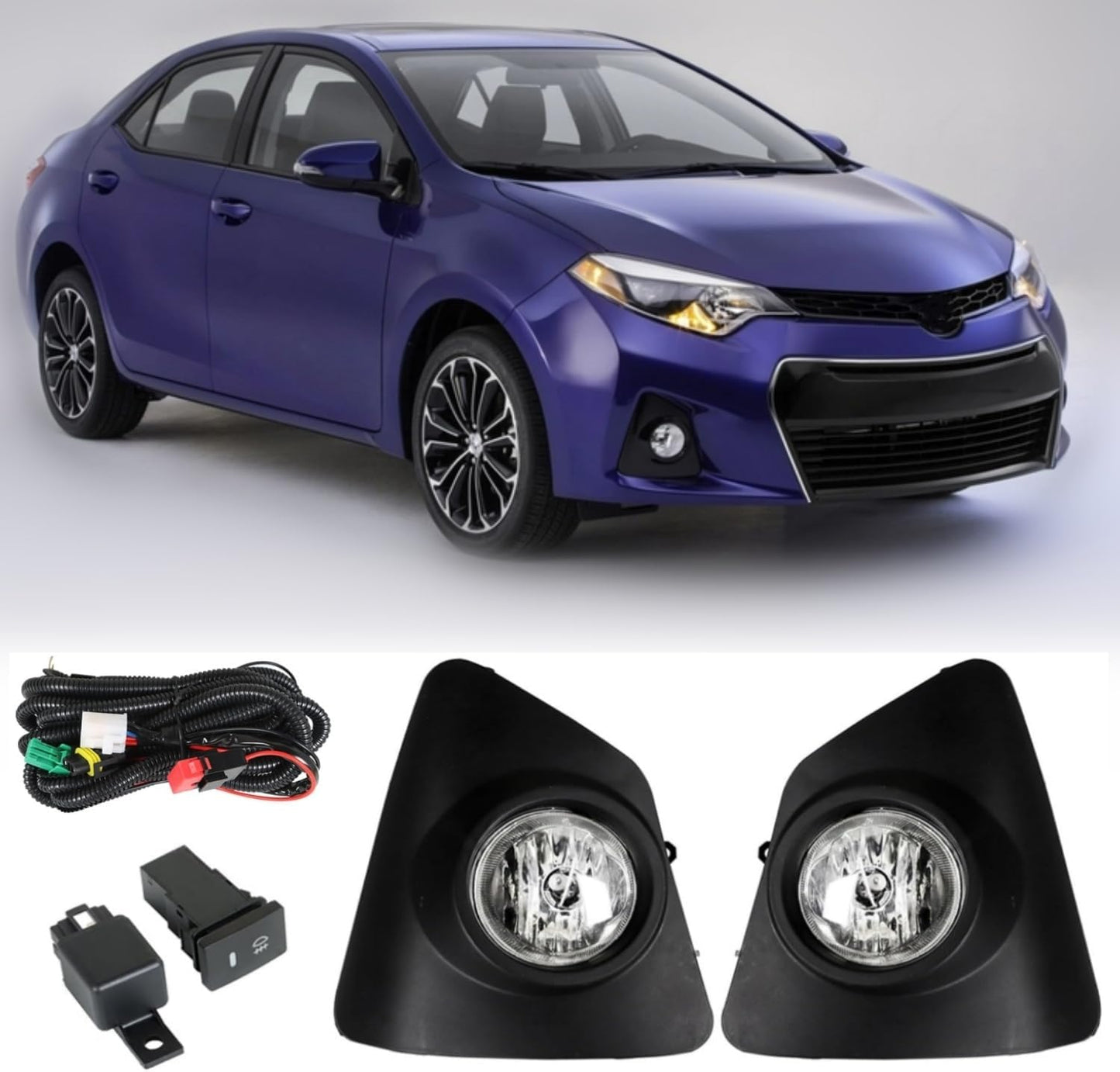 Luces antiniebla repuesto Toyota Corolla S SE 14-16