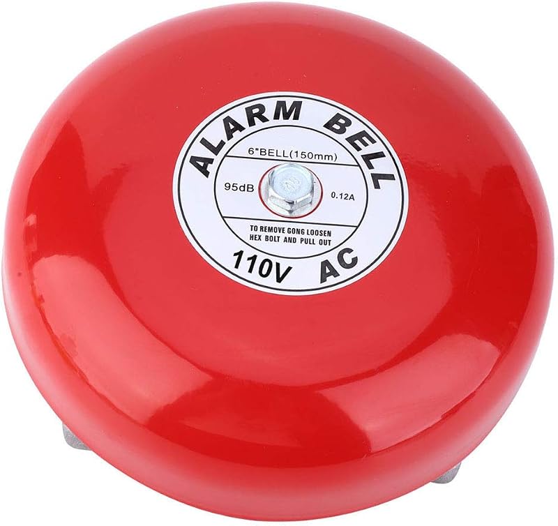 Campana alarma incendios 95dB 5.9" base aluminio