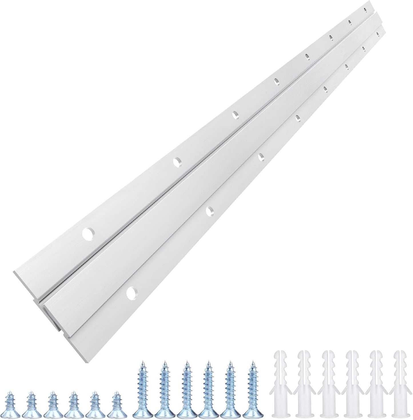 Percha Z aluminio para colgar arte espejos