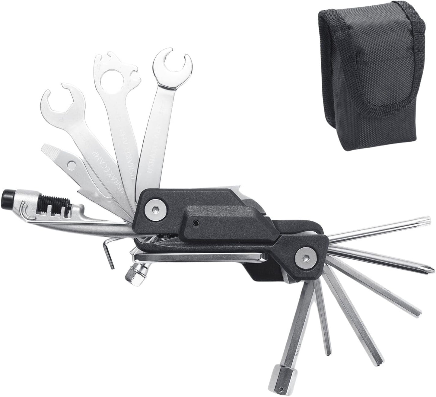 Kit reparación bicicleta 20en1 llaves hex palancas