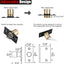 8 Accesorios magnéticos puerta armario acero inox 430 negro