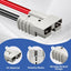 2 Pzas Conector Batería 50A 10AWG para Autos