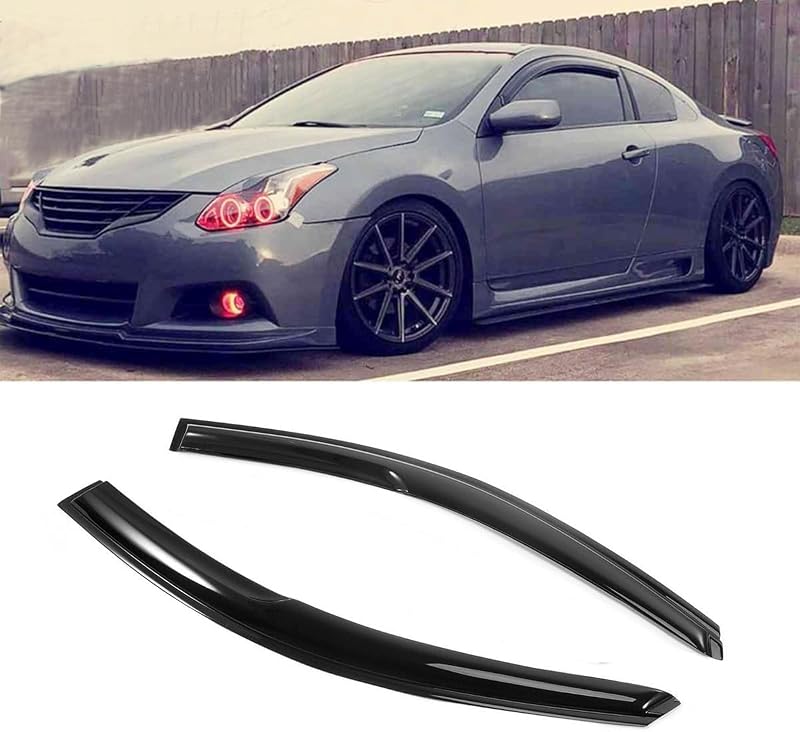 Deflector ventana estilo Mugen Altima Coupe 08-13 2 Pzas Color Humo