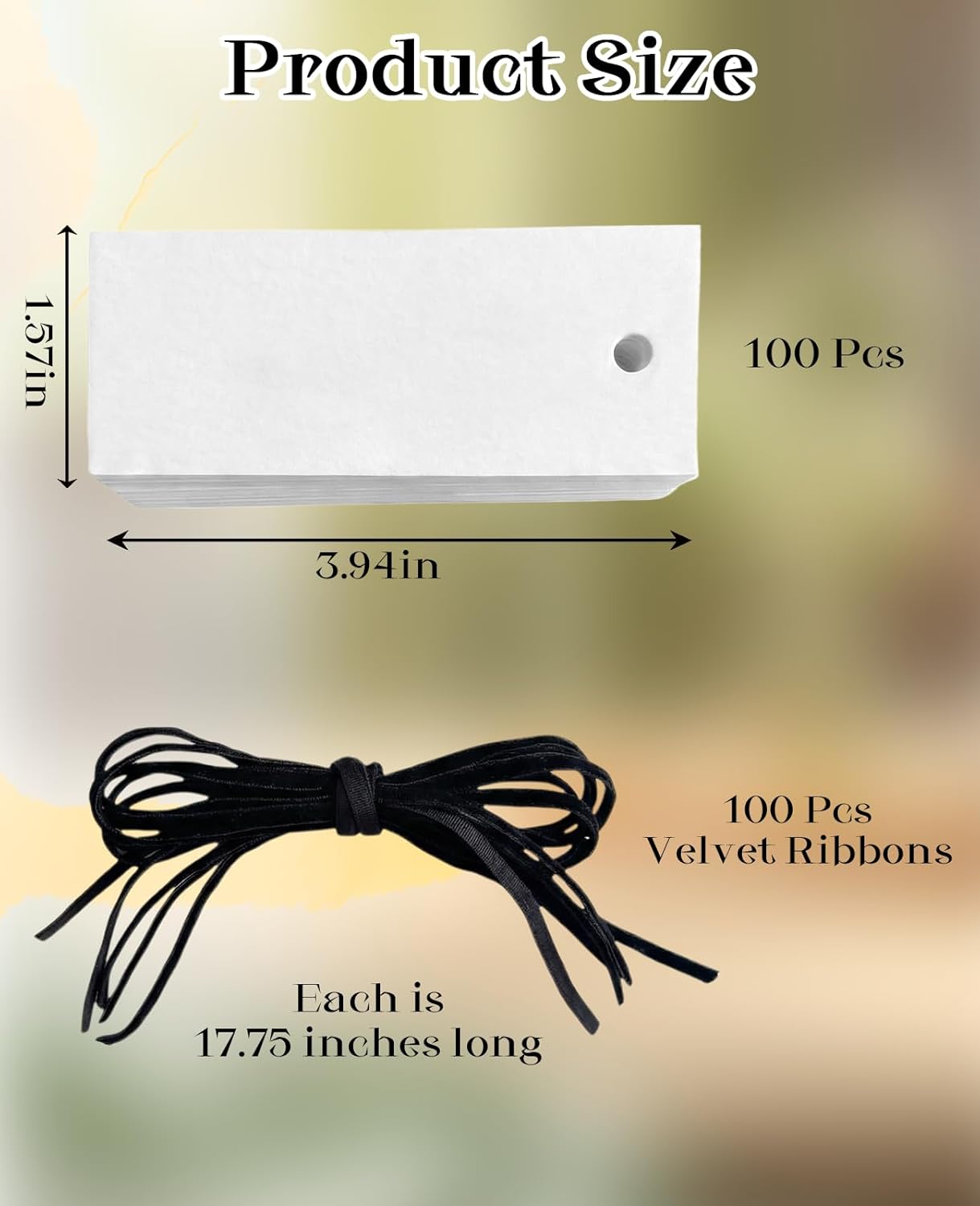 Tarjetas de nombre con cinta de terciopelo para mesas de bodas y eventos
