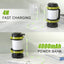 Linterna camping recargable 4000mAh 6 modos IPX4