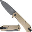 Cuchillo plegable Stinger XL acero muela plana G10