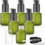 6 Botellas Vidrio Bomba Recargables Loción Viaje 0.5oz