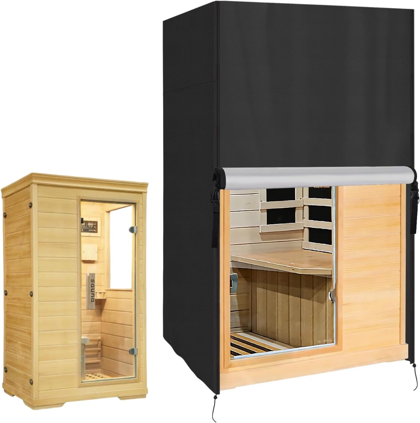 Cubierta sauna impermeable resistente UV para exteriores