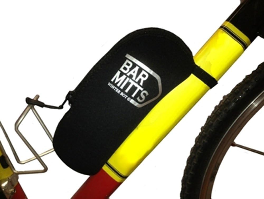 Funda neopreno botella agua bicicleta con jaula negro