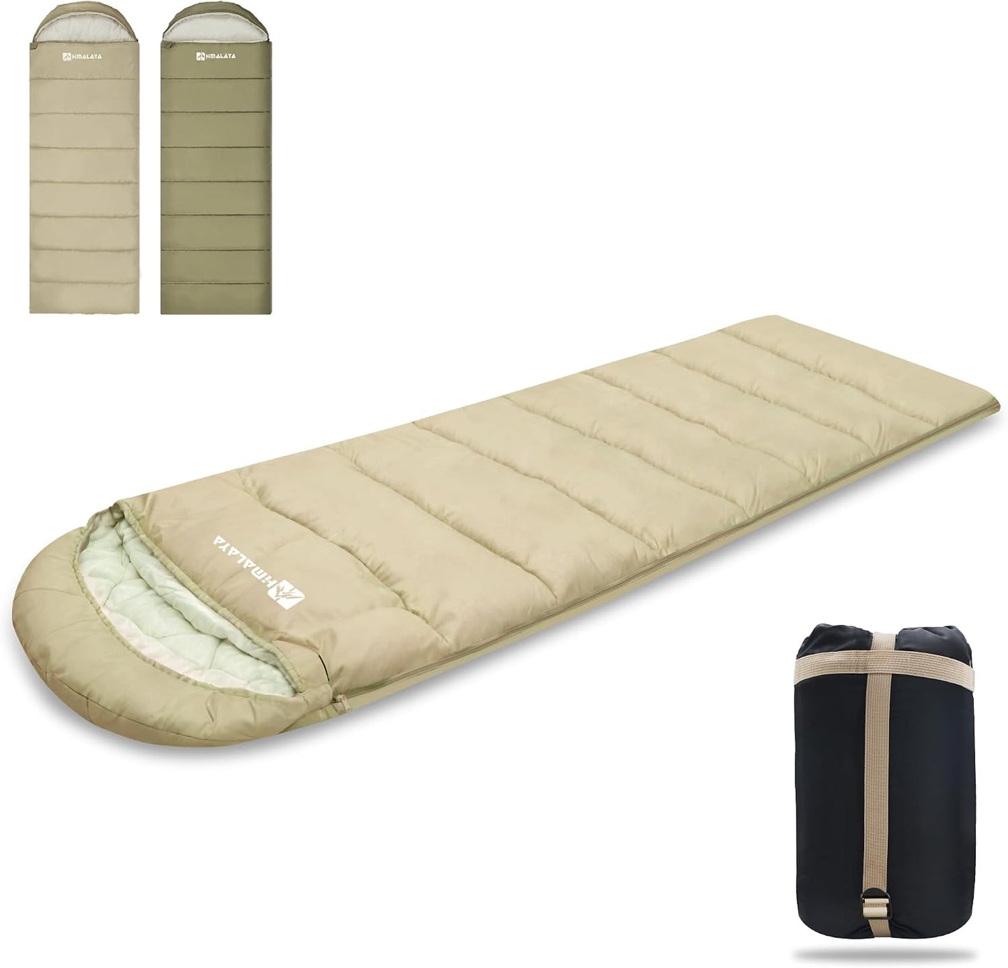 Saco dormir impermeable ligero camping portátil