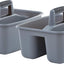 Carrito limpieza multiusos gris/negro 2 Uds