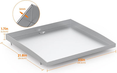 Plancha acero inox para parrilla gas Royal Gourmet GB2000
