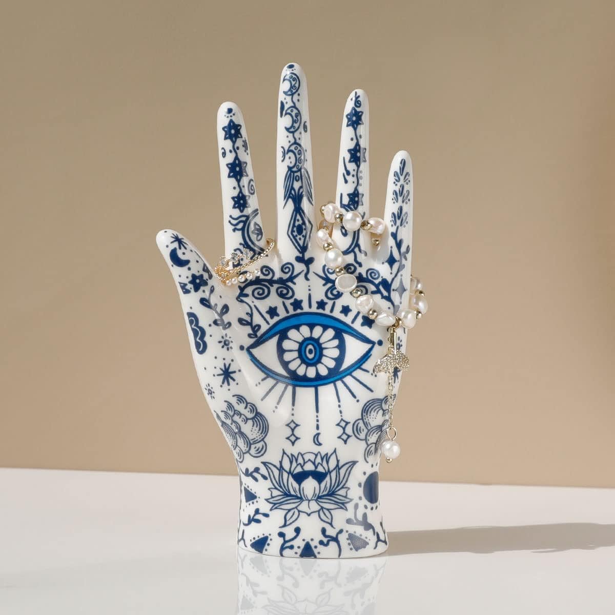 Soporte anillo joyería exhibición tienda decoración