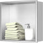 Nicho ducha acero inox sin azulejos almacenamiento