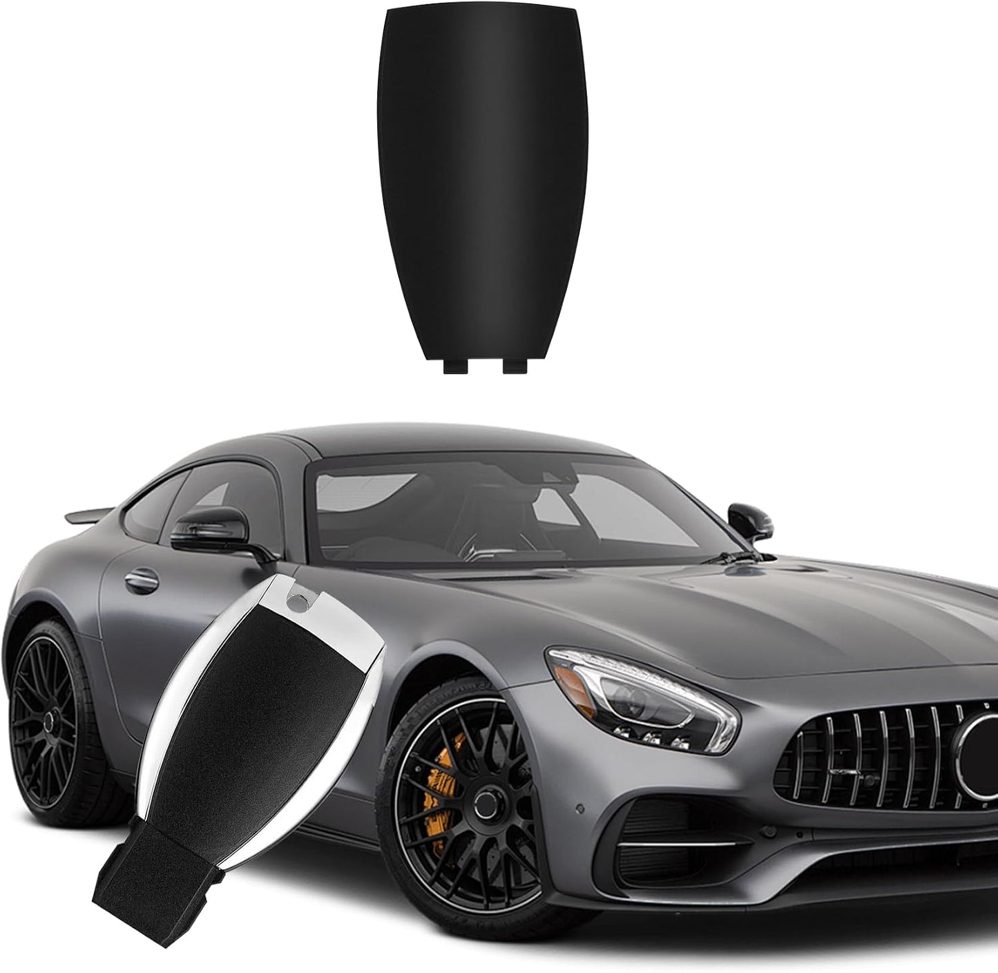 Fundas llave coche 3 botones para Mercedes W169 B W245 C W203