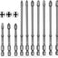 Set 10 brocas magnéticas destornillador hex PH2 PZ2 PH1 PH3 PZ1 PZ3
