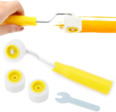 Mini rodillos pintura 4/5pulg pincel lana profesional