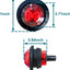 Set 20 Luces LED 3/4pulg Advertencia Laterales Camión Remolque