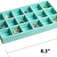 Bandeja organizadora terciopelo para anillos y aretes