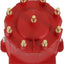 Tapa y rotor distribuidor rojo