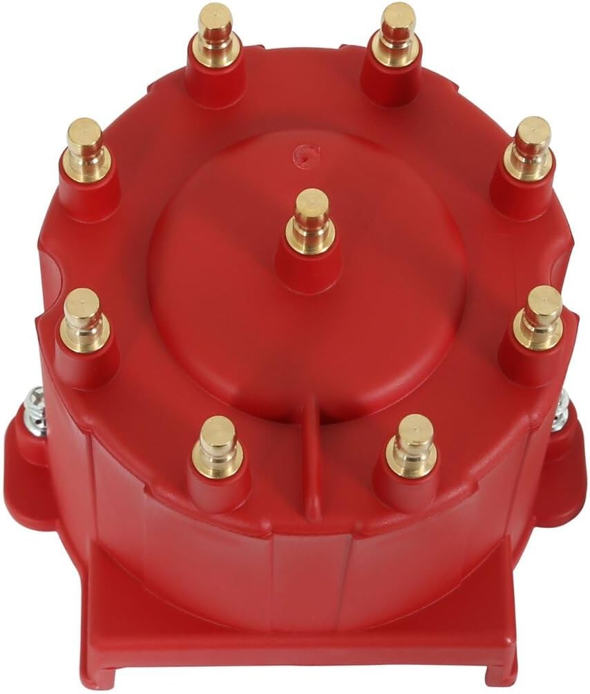 Tapa y rotor distribuidor rojo