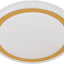 Lámpara LED empotrada cristal dorado 16" regulable