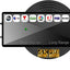 Amplificador antena TV HDTV alta ganancia UHF/VHF