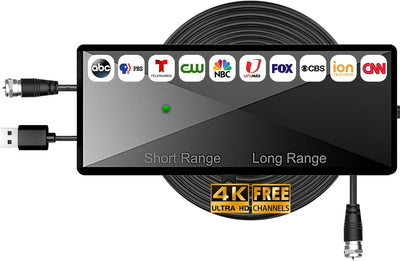 Amplificador antena TV HDTV alta ganancia UHF/VHF