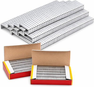 Grapas U galvanizadas 1/8 pulg 5600uds caja almacenamiento