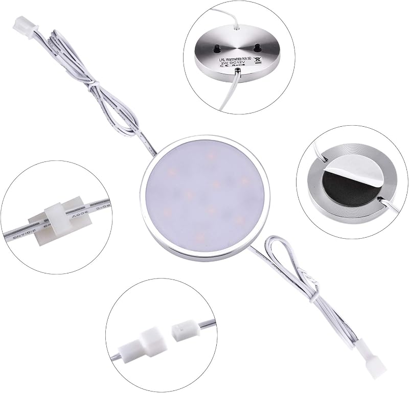 Enchufe LED regulable 10 luces disco enlazables control