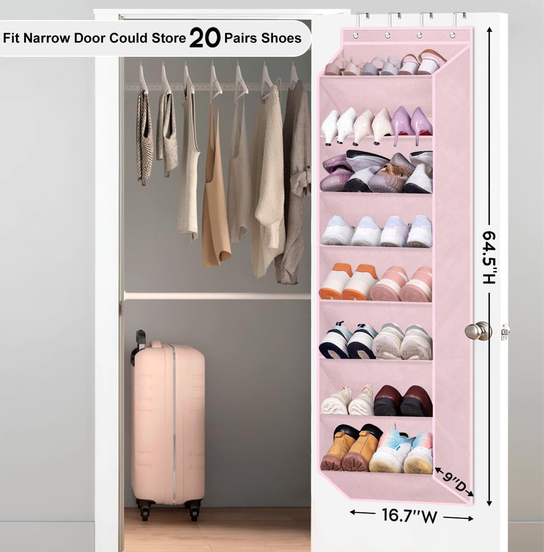 Organiz. zapatos puerta con bolsillos profundos para niños