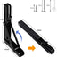 Soportes plegables pared 10pulg metal 4pzas ahorro espacio