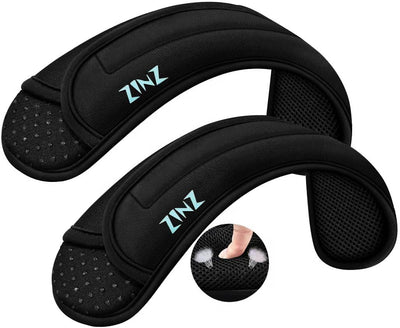 2 Almohadillas hombro gruesas antiderrap transpirables negro