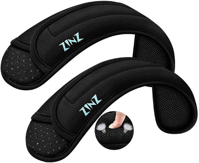 2 Almohadillas hombro gruesas antiderrap transpirables negro