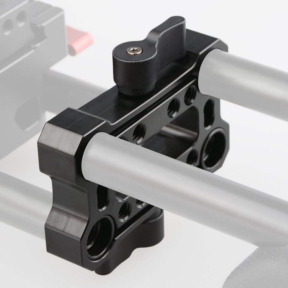 Abrazadera elevadora varilla 0.591pulg para riel hombro negro