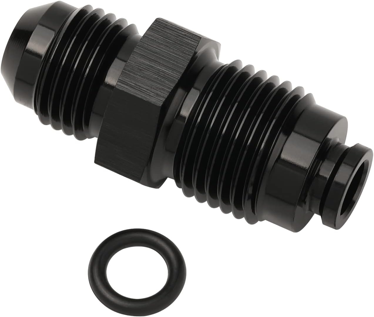 Conector hidráulico M16x1.5 junta tórica aluminio negro