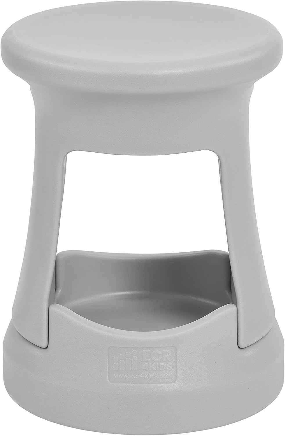 Taburete para niños altura 18pulg gris claro