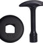 Kit ajuste válvula llave gas NPSM 3/4pulg negro mate
