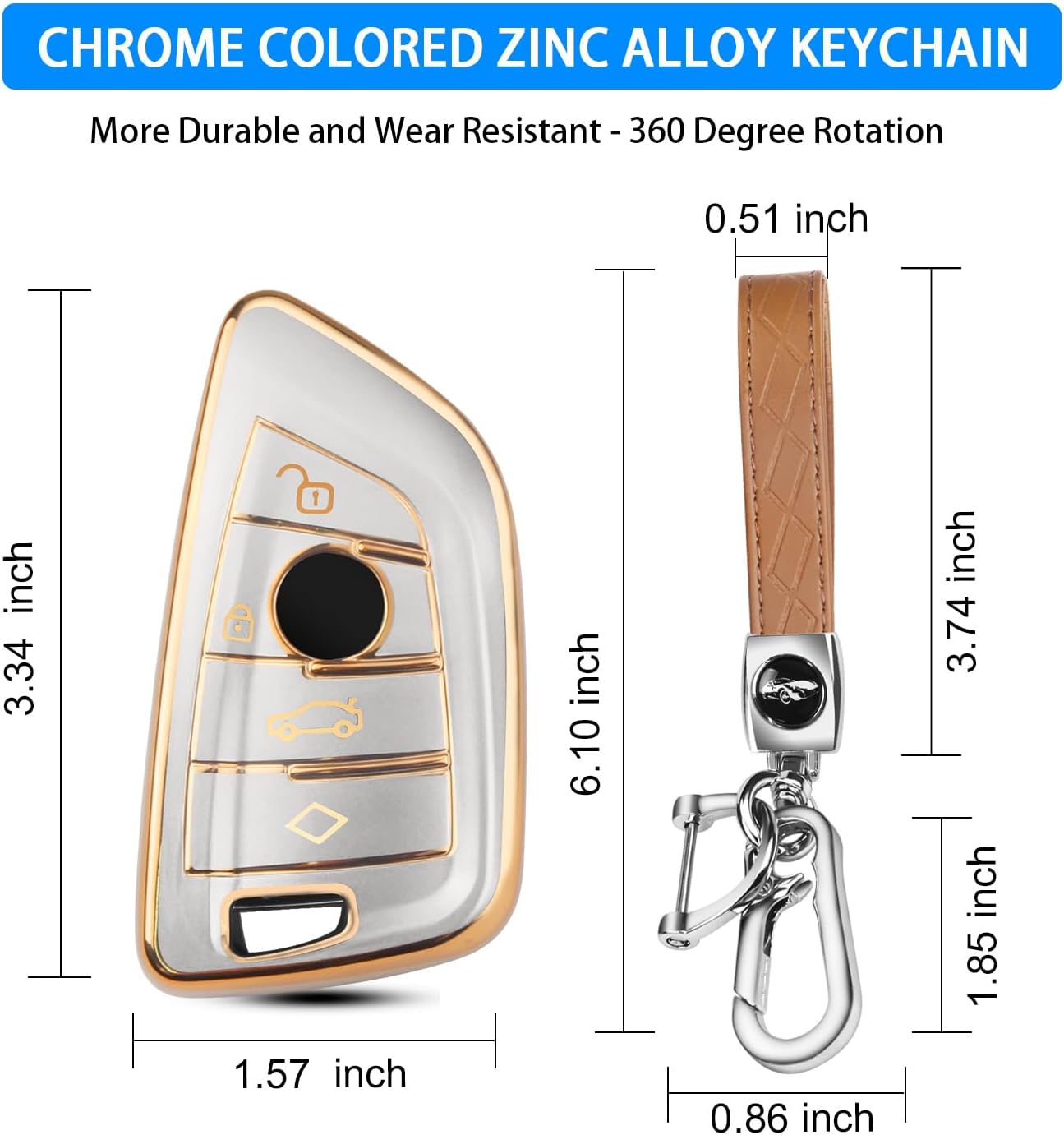 Funda llave TPU BMW X1 X2 X3 X4 X5 X6 M5 M4 M8