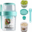 Taza portátil desayuno con tenedor avena yogur 2 capas