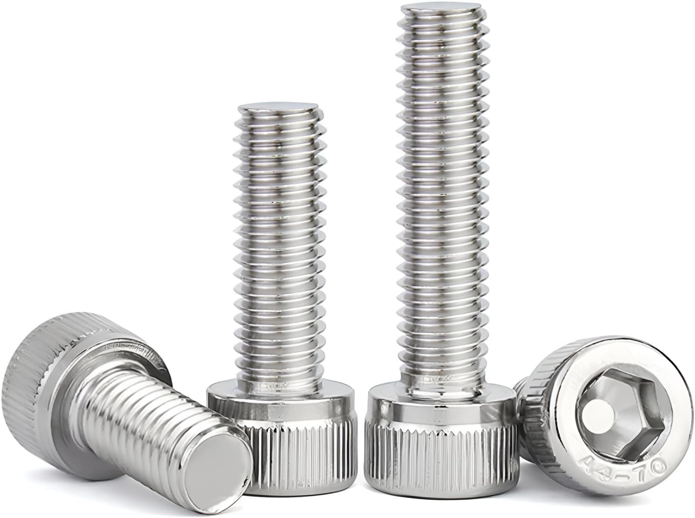 Tornillos M10 acero inox 18-8 hex drive 15 pzas