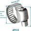Manguera combustible NBR J30R7 1/4pulg 5ft con 4 abrazaderas