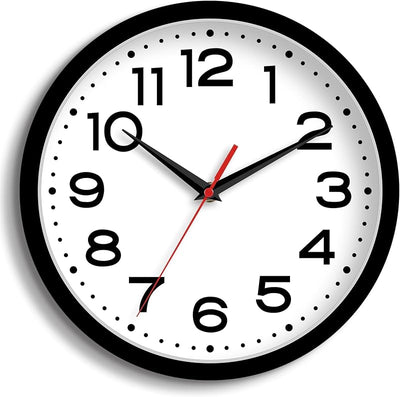 Reloj pared 12pulg silencioso analógico decorativo